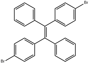 1,2-二-(4-溴苯基)-1,2-二苯乙烯结构式