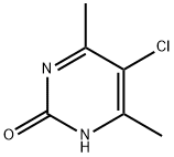 5-氯-4,6-二甲基嘧啶-2(1H)-酮结构式