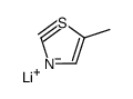 lithium,5-methyl-2H-1,3-thiazol-2-ide结构式