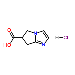 6,7-二氢-5H-吡咯并[1,2-a]咪唑-6-羧酸盐酸盐结构式