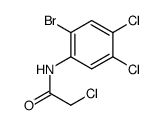 N-(2-bromo-4,5-dichlorophenyl)-2-chloroacetamide结构式