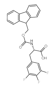 FMOC-L-3,4,5-三氟苯基丙氨酸结构式