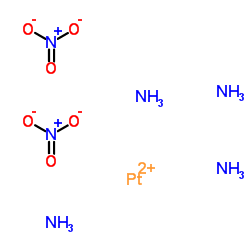 Platinum(2+) nitrate ammoniate (1:2:4) Structure