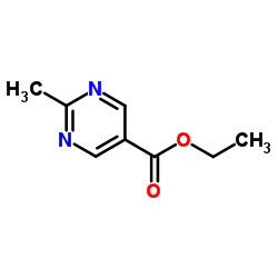 Ethyl 2-methylpyrimidine-5-carboxylate structure