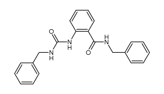 N-benzyl-2-(3-benzylureido)benzamide结构式