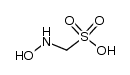 hydroxyamino-methanesulfonic acid Structure