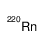 radon-220 atom Structure