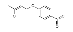 trans-4-[3-Chlorbuten-(2)-yloxy]-nitrobenzol Structure
