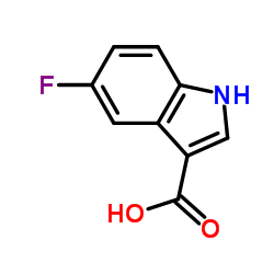 5-Fluoro-1H-indole-3-carboxylic acid Structure