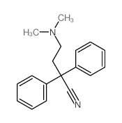 Benzeneacetonitrile,a-[2-(dimethylamino)ethyl]-a-phenyl-结构式