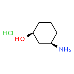 (1S,3R)-3-氨基环己-1-醇盐酸盐结构式