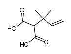 2,2-dimethyl-3-butene-1,1-dicarboxylic acid结构式