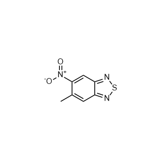 5-甲基-6-硝基苯并[c][1,2,5]噻二唑结构式