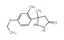 3-Pyrazolidinone,5-(4-ethoxy-2-hydroxyphenyl)-5-methyl- Structure