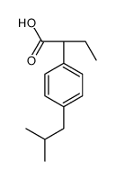 Benzeneacetic acid,-alpha--ethyl-4-(2-methylpropyl)-, (-alpha-R)- (9CI) Structure