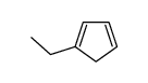 1-ethylcyclopenta-1,3-diene结构式