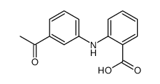 2-(3-acetylanilino)benzoic acid结构式