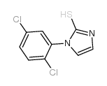 1-(2,5-二氯苯基)-1H-咪唑-2-硫醇结构式