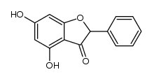 4,6-Dihydroxy-2-phenyl-cumaran-3-on Structure