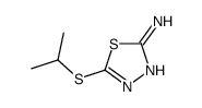 5-(Isopropylthio)-1,3,4-thiadiazol-2-amine Structure