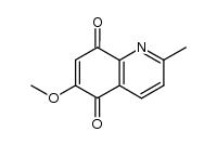 6-methoxy-2-methylquinoline-5,8-dione Structure