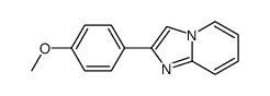 4-IMIDAZO[1,2-A]PYRIDIN-2-YLPHENYL METHYL ETHER结构式