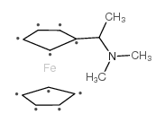 α-(N,N-二甲基氨基)乙基二茂铁结构式