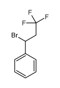 (1-bromo-3,3,3-trifluoropropyl)benzene Structure