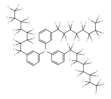 三[3-(十七氟辛基)苯基]膦结构式