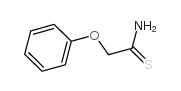 2-苯氧基硫代乙酰胺结构式