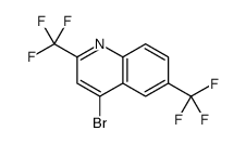 4-Bromo-2,6-bis(trifluoromethyl)quinoline structure