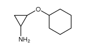 (+/-)-trans-2-Cyclohexyloxycyclopropylamine Structure