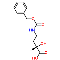 2-羟基-4-苄氧羰酰氨基丁酸结构式