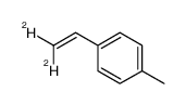 4-methylstyrene-β,β-d2 Structure