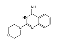 2-morpholin-4-ylquinazolin-4-amine结构式