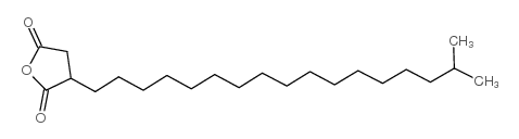 异十八烷基琥珀酸酐(支链异构体类的混和物)结构式