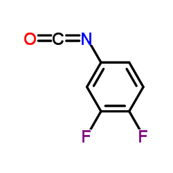 异氰酸3,4-二氟苯酯结构式