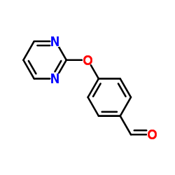 4-(2-Pyrimidinyloxy)benzaldehyde structure
