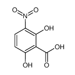 2,6-dihydroxy-3-nitrobenzoic acid结构式