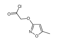 2-[(5-methyl-1,2-oxazol-3-yl)oxy]acetyl chloride结构式