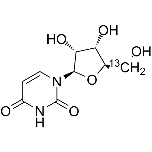 尿嘧啶核苷 13C-3结构式