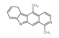 1,5-二甲基-6H-吡啶并[4,3-b]咔唑结构式