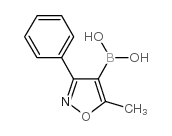 5-甲基-3-苯基-4-异恶唑硼酸结构式
