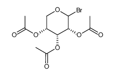 2,3,5-tri-O-acetyl-D-ribopyranosyl bromide Structure