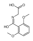 2-[(2,6-dimethoxybenzoyl)amino]acetic acid结构式