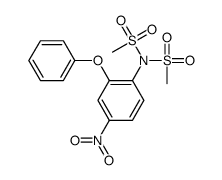 N-(Methylsulfonyl)-4'-nitro-2'-phenoxyMethanesulfonanilide Structure