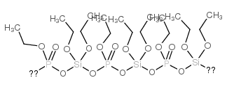 diethoxysiloxane-ethylphosphate copolymer Structure