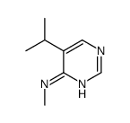 4-Pyrimidinamine,N-methyl-5-(1-methylethyl)-(9CI) Structure