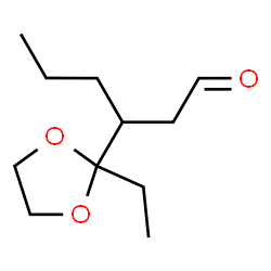 1,3-Dioxolane-2-propanal,2-ethyl-bta-propyl-(9CI) Structure