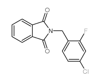 N-(4-氯-2-氟苄基)邻苯二甲酰亚胺结构式